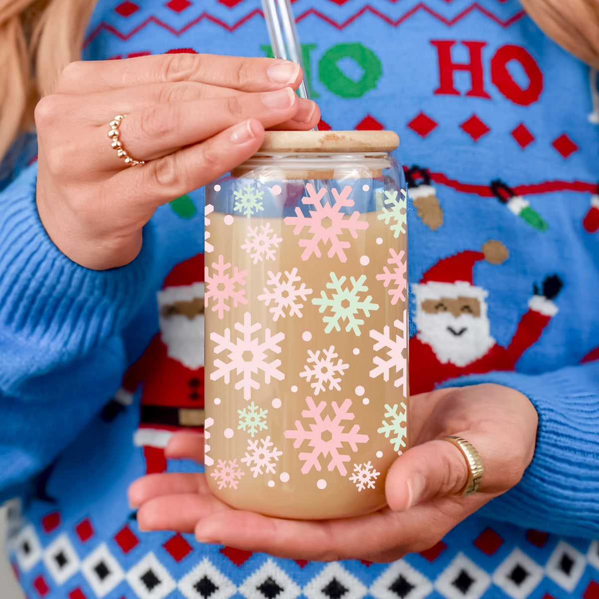 Pastel Snowflakes