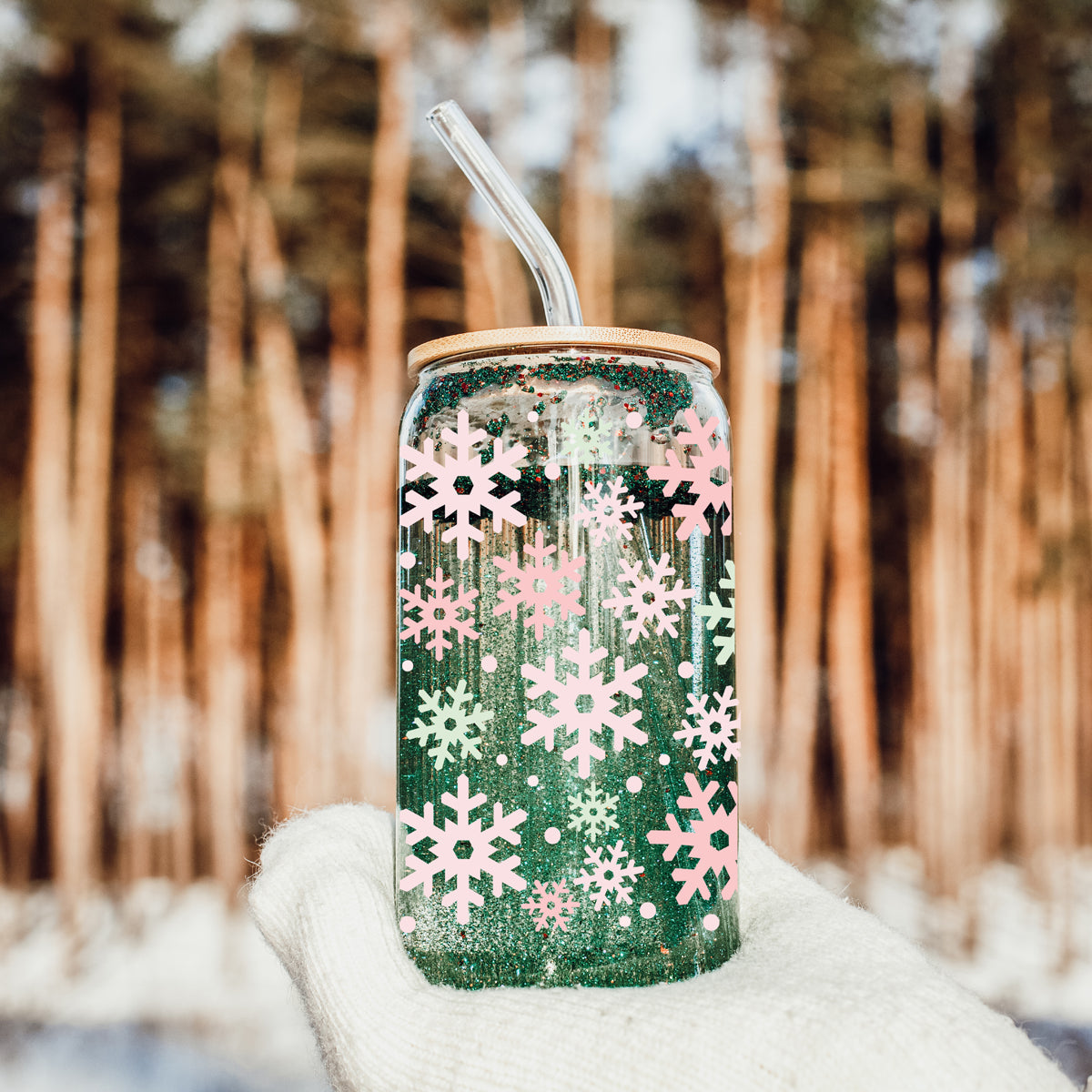 Pastel Snowflakes