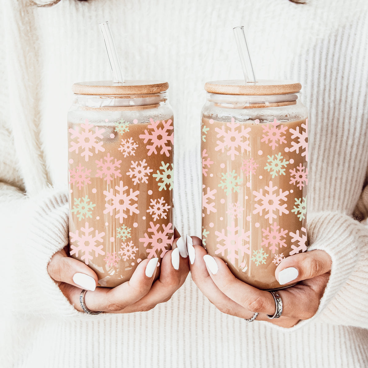 Pastel Snowflakes