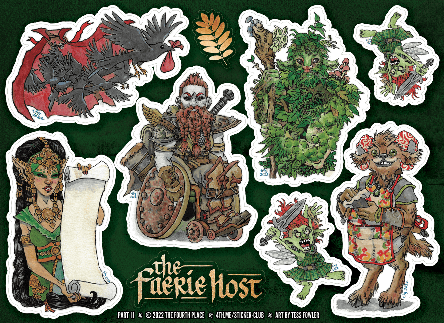 The Faerie Host Stickers (Part 2)