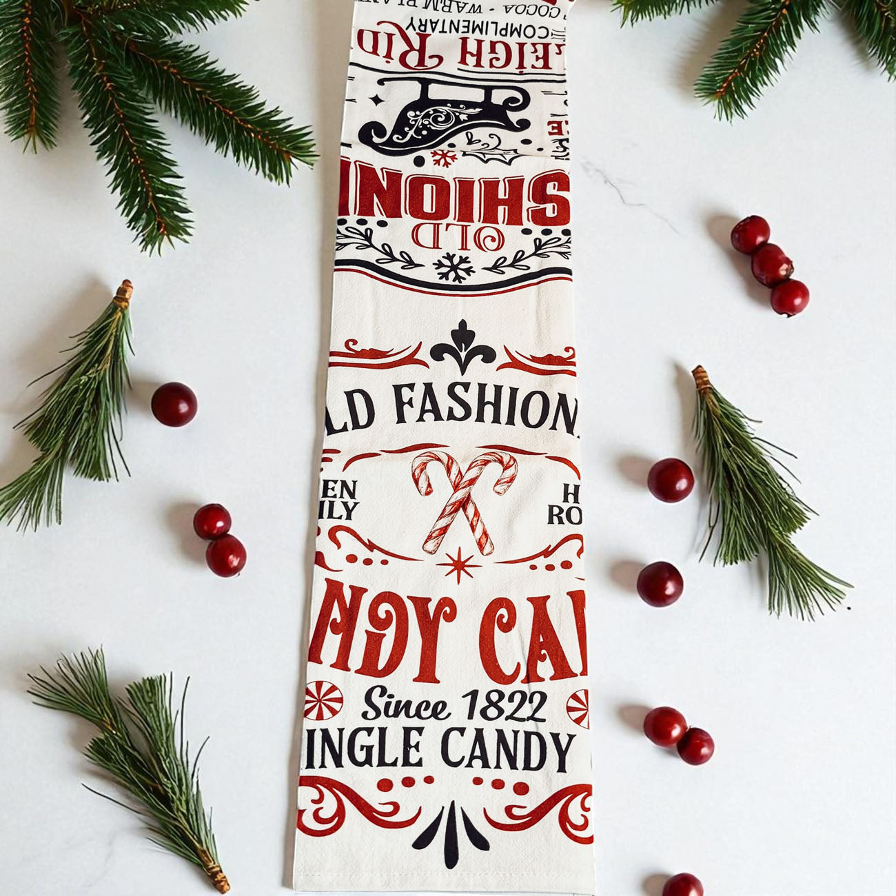 Sleigh + Candy Canes