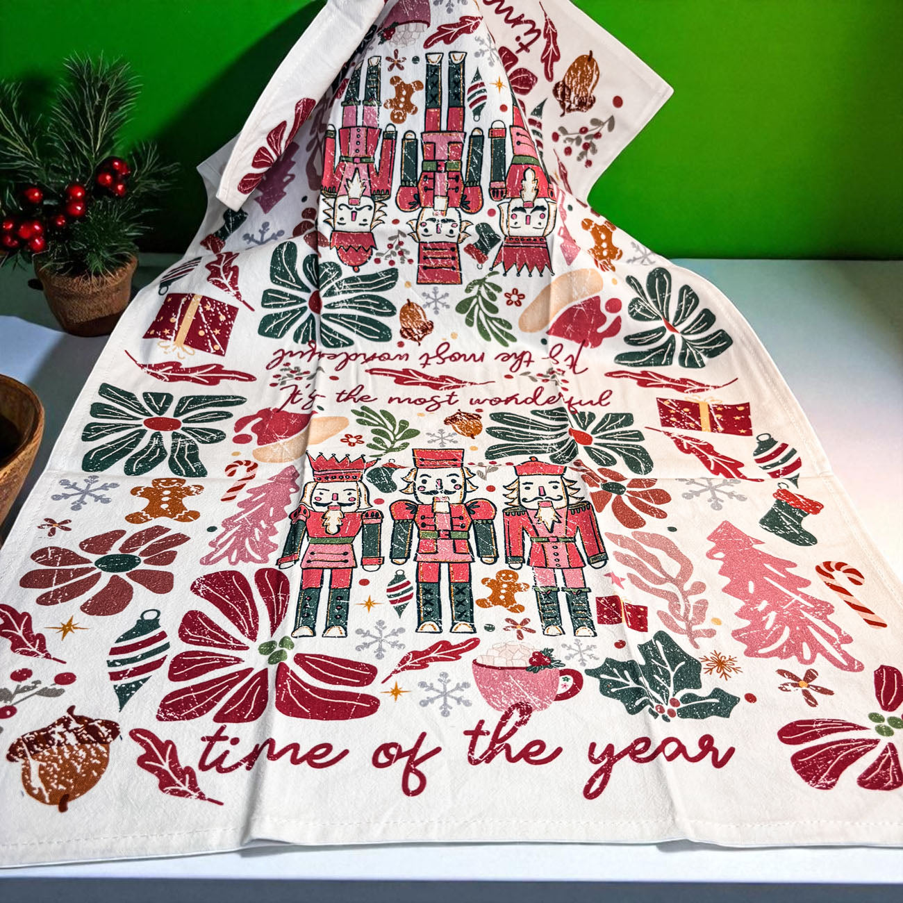 Boho Floral Nutcracker