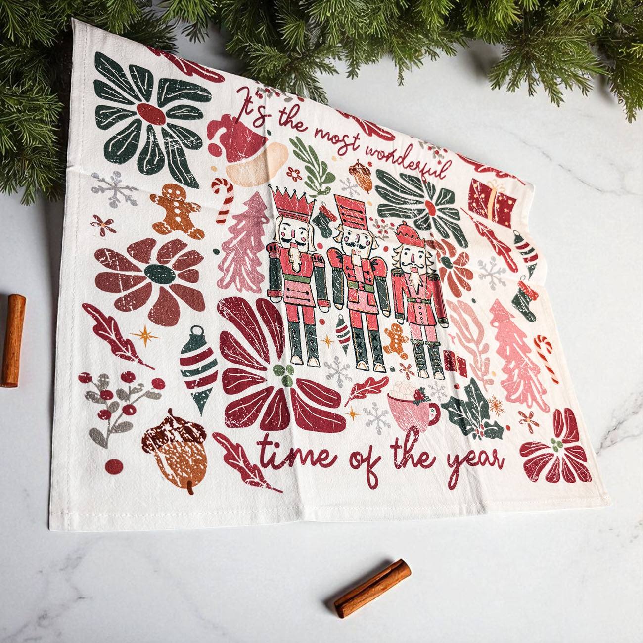Boho Floral Nutcracker